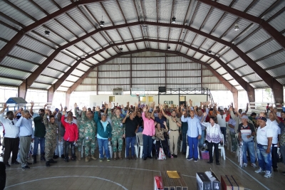 Unidos por quienes sirvieron a la Patria: jornada de apoyo y esperanza para militares retirados en Sabana Perdida