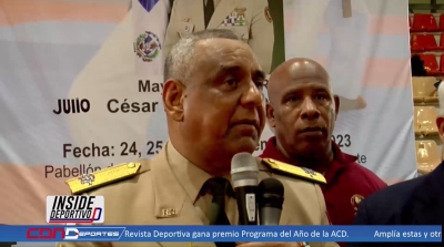 Federación Dominicana de Karate otorga especial dedicatoria de torneo al Mayor General Julio César A. Hernández Olivero